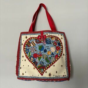 Vintage Brighton love Christmas tote bag ornaments collectible